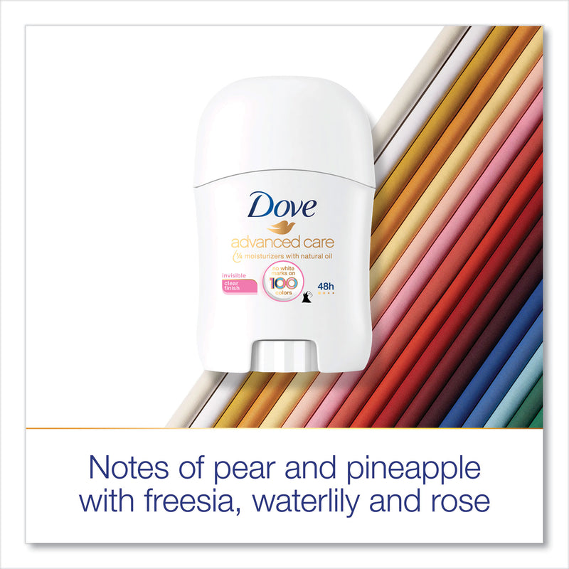 Dove Invisible Solid Antiperspirant Deodorant, Floral Scent, 0.5 oz, 36/Carton