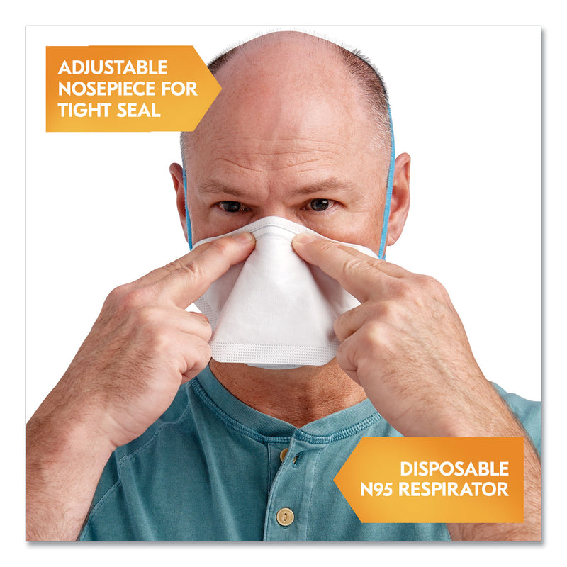 KleenGuard N95 Respirator, Regular Size, 20/Box