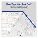 Avery Printable Self-Adhesive Permanent ID Labels w/Sure Feed, 0.75" dia, Clear, 400/PK