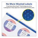Avery Printable Self-Adhesive Permanent ID Labels w/Sure Feed, 0.75" dia, White 800/PK