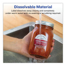 Avery White Dissolvable Labels w/ Sure Feed, 2" dia, White, 60/Pk,