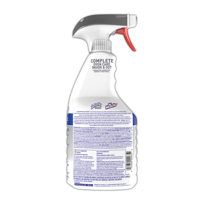 Fantastik MAX Oven and Grill Cleaner, 32 oz Bottle, 8/Carton
