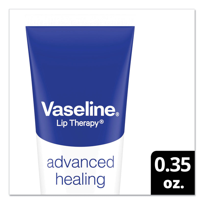 Vaseline Lip Therapy Advanced Lip Balm, Original, 0.35 oz Tube, 72/Carton