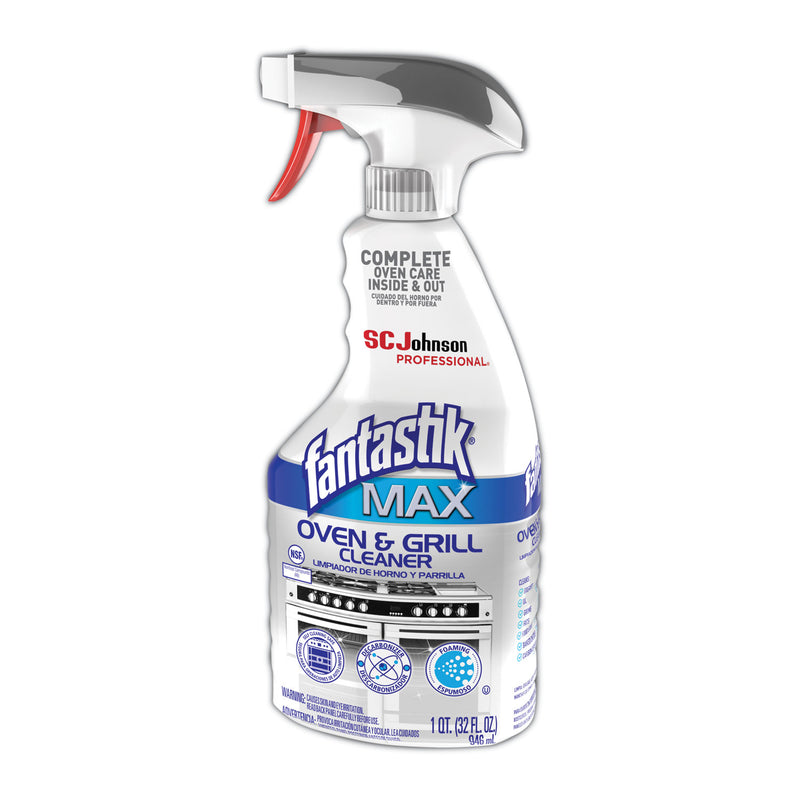 Fantastik MAX Oven and Grill Cleaner, 32 oz Bottle, 8/Carton