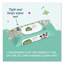 Seventh Generation Free and Clear Baby Wipes, 7 x 7, Unscented, White, 64/Flip Top Pack, 12 Packs/Carton