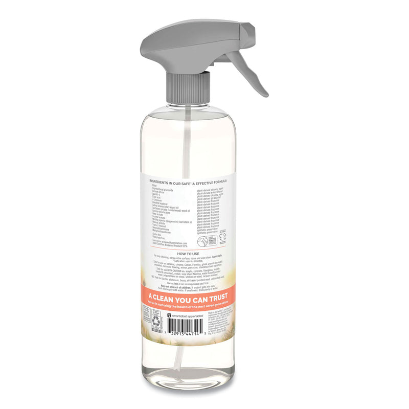 Seventh Generation Natural All-Purpose Cleaner, Morning Meadow, 23 oz Trigger Spray Bottle