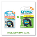 DYMO LetraTag Plastic Label Tape Cassette, 0.5" x 13 ft, Yellow