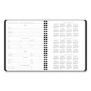 AT-A-GLANCE Contemporary Lite Weekly/Monthly Planner, 8.75 x 7, Black Cover, 12-Month (Jan to Dec): 2023