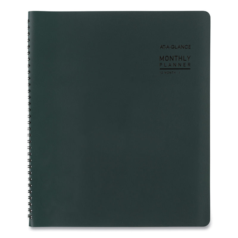 AT-A-GLANCE Contemporary Monthly Planner, 11 x 9, Forest Green Cover, 12-Month (Jan to Dec): 2023
