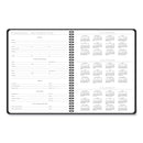 AT-A-GLANCE Contemporary Lite Weekly/Monthly Planner, 11 x 8.25, Black Cover, 12-Month (Jan to Dec): 2023
