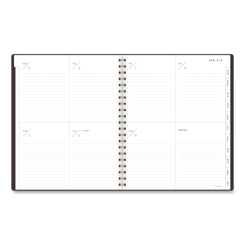 AT-A-GLANCE Signature Lite Weekly/Monthly Planner, 11 x 8.5, Maroon Cover, 12-Month (Jan to Dec): 2023