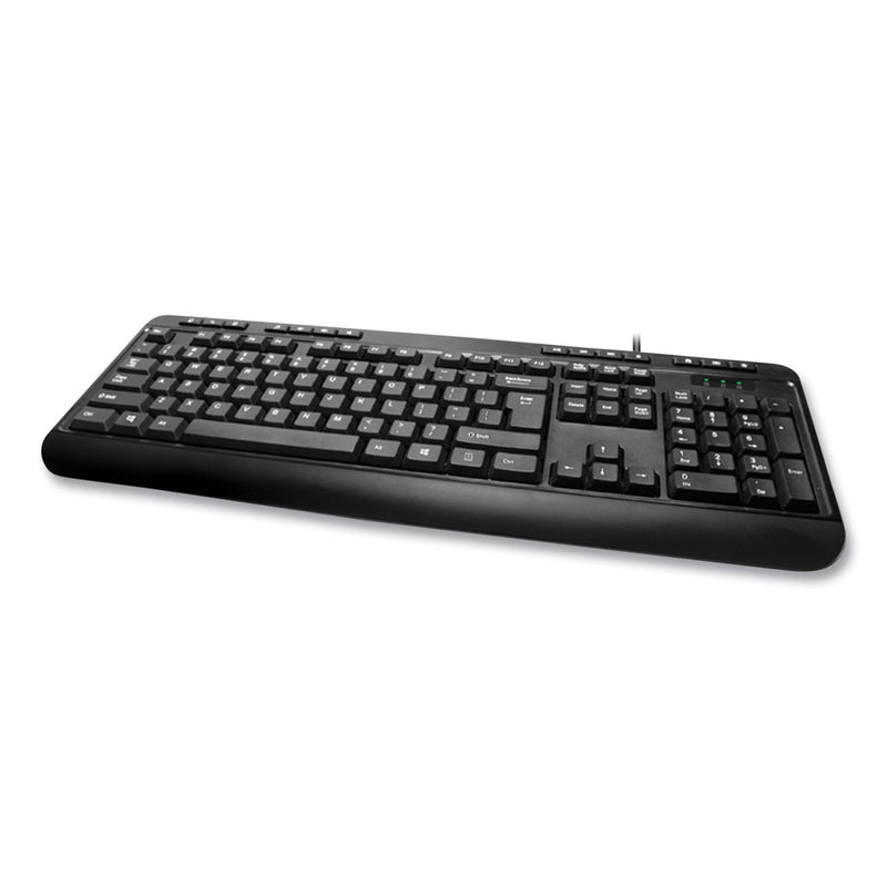 Adesso AKB132UB 118-Key MM Desktop USB Keyboard, Black
