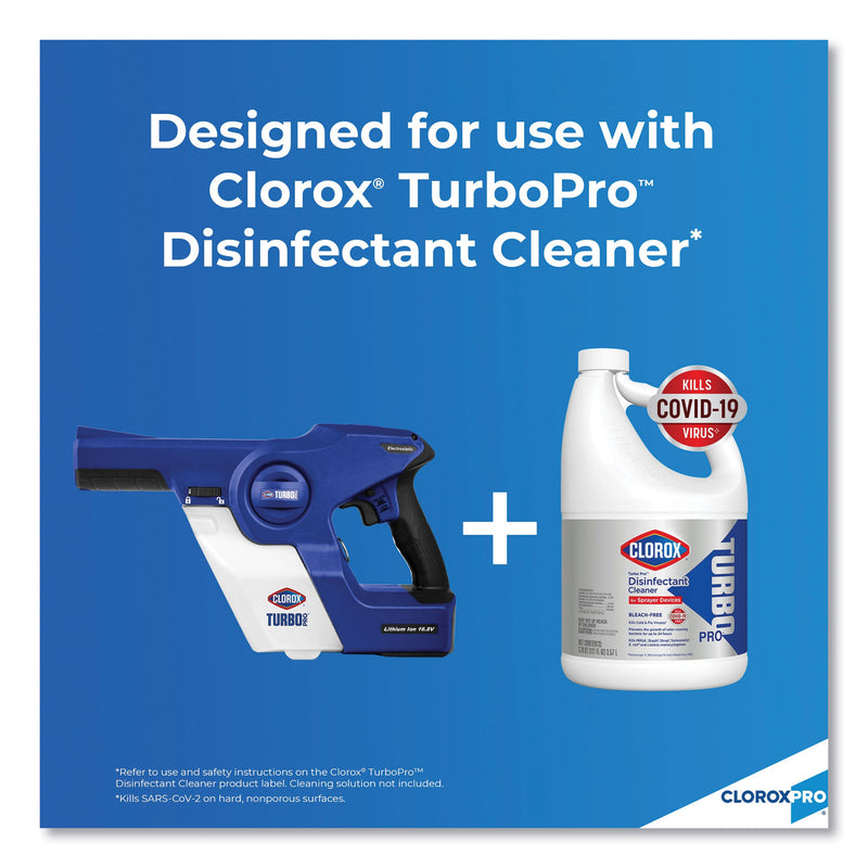 Clorox TurboPro Handheld Sprayer, 32 oz, White/Blue