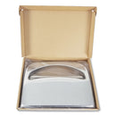 Boardwalk Toilet Seat Cover Dispenser, 16 x 3 x 11.5, Chrome