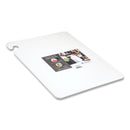 San Jamar Cut-N-Carry Color Cutting Boards, Plastic, 20 x 15 x 0.5, White