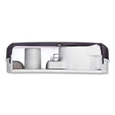 San Jamar Twin 9" Jumbo Tissue Dispenser, Classic, 19 x 5.25 x 12, Transparent Black Pearl