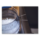 San Jamar Saf-T-Ice Tote, 6 gal, Transparent Blue