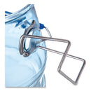 San Jamar Saf-T-Ice Tote, 6 gal, Transparent Blue