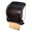 San Jamar Element Lever Roll Towel Dispenser, Classic, 12.5 x 8.5 x 12.75, Black Pearl