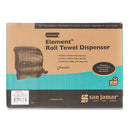 San Jamar Element Lever Roll Towel Dispenser, Oceans, 12.5 x 8.5 x 12.75, Black Pearl