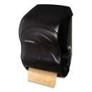 San Jamar Lever Roll Towel Dispenser, Oceans, 12.94 x 9.25 x 16.5, Black Pearl