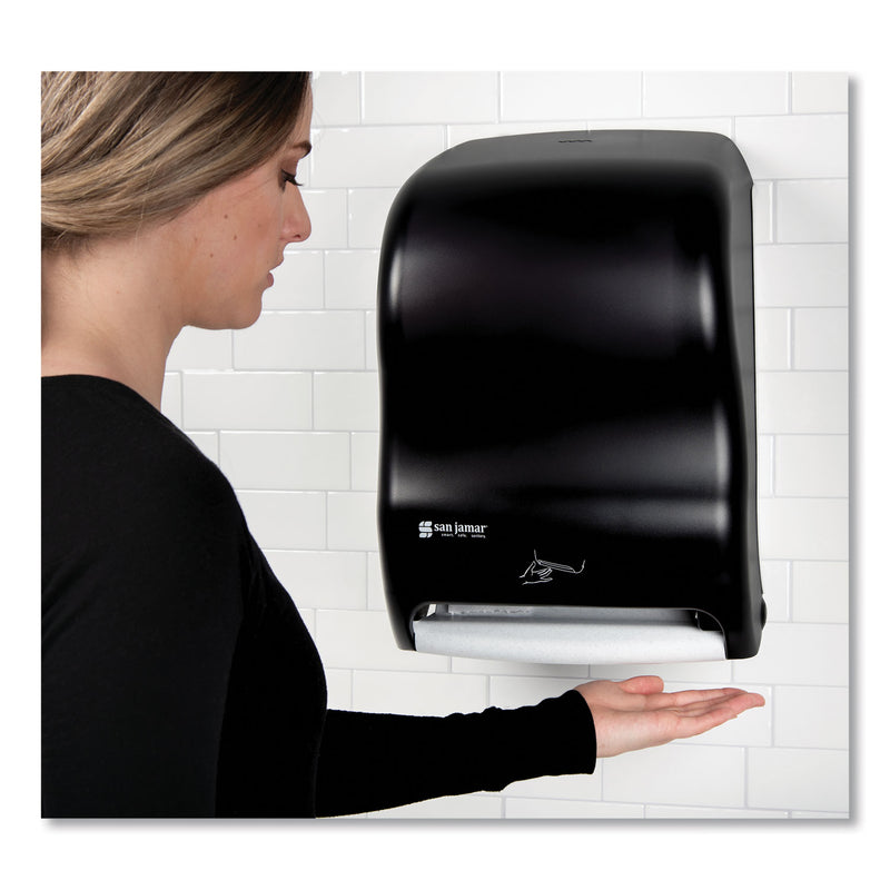 San Jamar Smart System with iQ Sensor Towel Dispenser, 11.75 x 9 x 15.5, Black Pearl