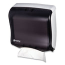 San Jamar Ultrafold Fusion C-Fold and Multifold Towel Dispenser, 11.5 x 5.5 x 11.5, Black
