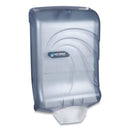 San Jamar Ultrafold Multifold/C-Fold Towel Dispenser, Oceans, 11.75 x 6.25 x 18, Arctic Blue