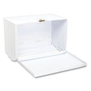 San Jamar Singlefold Paper Towel Dispenser, 10.75 x 6 x 7.5, White