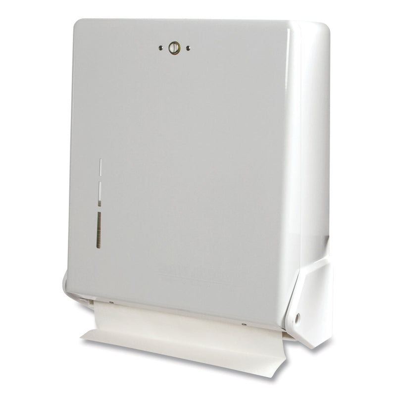 San Jamar True Fold C-Fold/Multifold Paper Towel Dispenser, 11.63 x 5 x 14.5, White