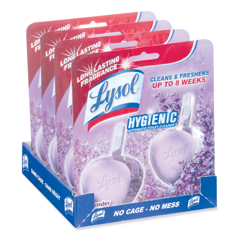 LYSOL Hygienic Automatic Toilet Bowl Cleaner, Cotton Lilac, 2/Pack