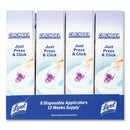 LYSOL Click Gel Automatic Toilet Bowl Cleaner, Lavender Fields, 6/Box, 4 Boxes/Carton