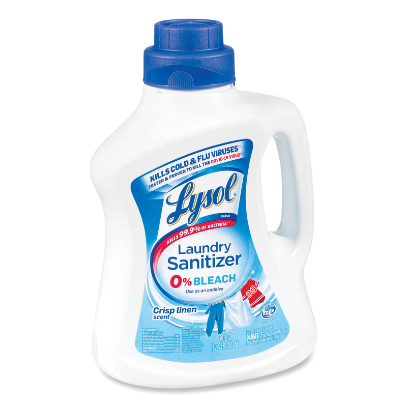 LYSOL Laundry Sanitizer, Liquid, Crisp Linen, 90 oz