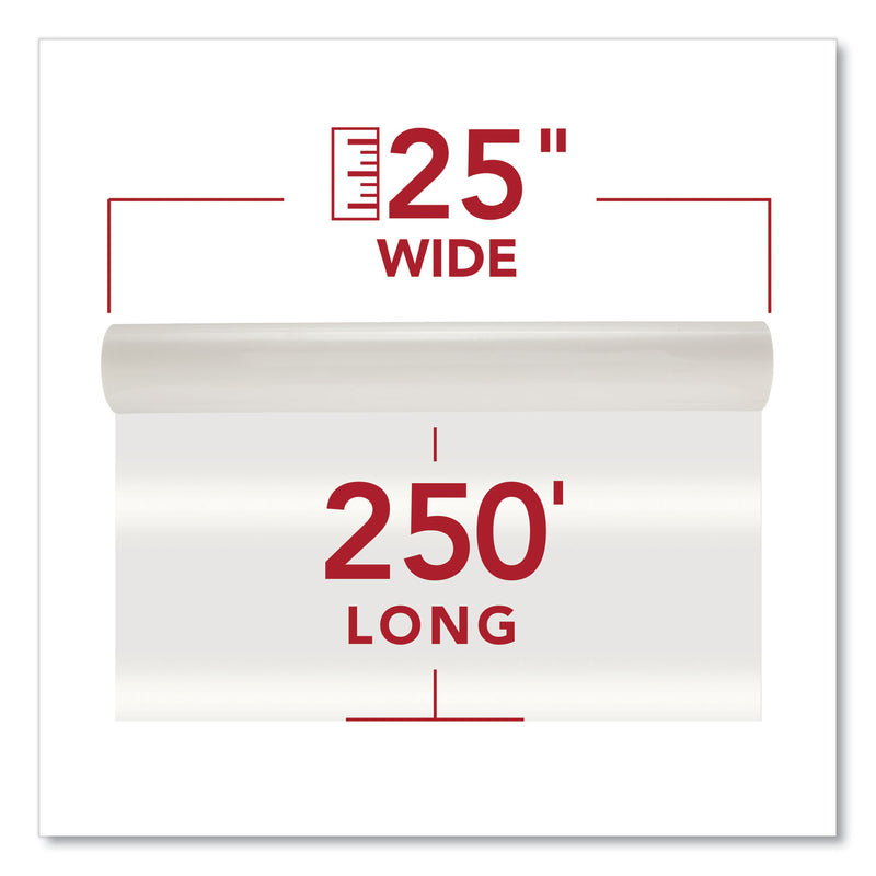 GBC NAP-Lam I Roll Film, 3 mil, 25" x 250 ft, Gloss Clear, 2/Box