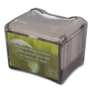 San Jamar Venue Napkin Dispenser with Advertising Inset, 6.5 x 6.13 x 6.9, Capacity: 200, Black
