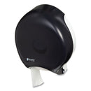 San Jamar Single 12" JBT Bath Tissue Dispenser, Classic, 1 Roll, 12.9 x 5.63 x 14.88, Transparent Black Pearl