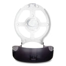 San Jamar Single 12" JBT Bath Tissue Dispenser, Classic, 1 Roll, 12.9 x 5.63 x 14.88, Transparent Black Pearl