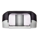 San Jamar Single 12" JBT Bath Tissue Dispenser, Classic, 1 Roll, 12.9 x 5.63 x 14.88, Transparent Black Pearl