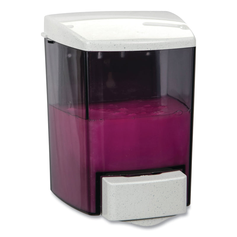 San Jamar Oceans Soap and Hand Sanitizer Dispenser, 30 oz, 4.13 x 4.25 x 6.13, Black