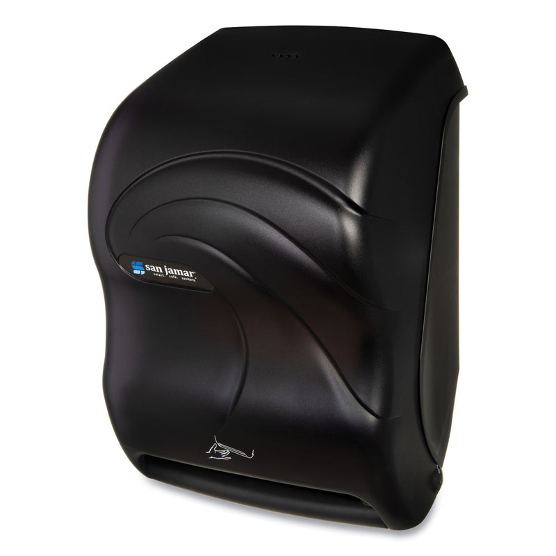 San Jamar Smart System with iQ Sensor Towel Dispenser, 11.75 x 9.25 x 16.5, Black Pearl