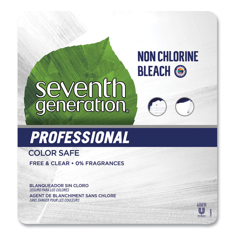 Seventh Generation Non Chlorine Bleach, Free and Clear, 1 gal Bottle, 2/Carton