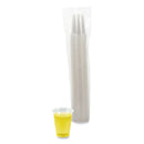 Boardwalk Translucent Plastic Cold Cups, 7 oz, Polypropylene, 100 Cups/Sleeve, 25 Sleeves/Carton