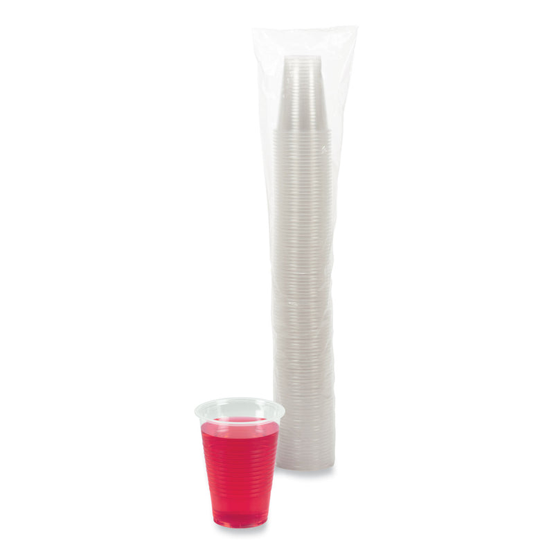 Boardwalk Translucent Plastic Cold Cups, 9 oz, Polypropylene, 100/Pack