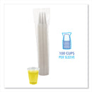 Boardwalk Translucent Plastic Cold Cups, 7 oz, Polypropylene, 100/Pack
