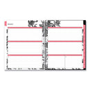 Blue Sky Analeis Create-Your-Own Cover Weekly/Monthly Planner, Floral Artwork, 11 x 8.5, White/Black/Coral, 12-Month (Jan-Dec): 2023