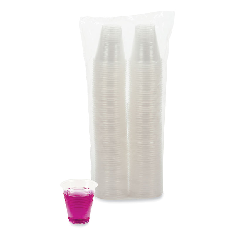 Boardwalk Translucent Plastic Cold Cups, 3 oz, Polypropylene, 125/Pack