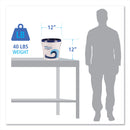 Boardwalk Low Suds Industrial Powder Laundry Detergent, Fresh Lemon Scent, 40 lb Pail