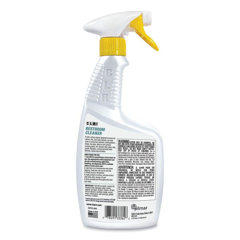 CLR PRO Restroom Cleaner, 32 oz Pump Spray, 6/Carton