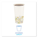 Boardwalk Convenience Pack Paper Hot Cups, 20 oz, Deerfield Print, 9 Cups/Sleeve, 15 Sleeves/Carton