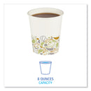 Boardwalk Deerfield Printed Paper Hot Cups, 8 oz, 20 Cups/Sleeve, 50 Sleeves/Carton
